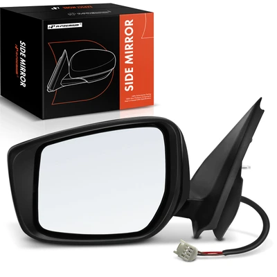 Driver Black Manual Folding Mirror Assembly