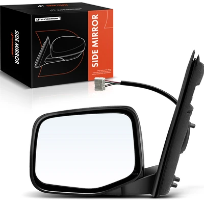 Driver Black Power Heated Mirror Assembly
