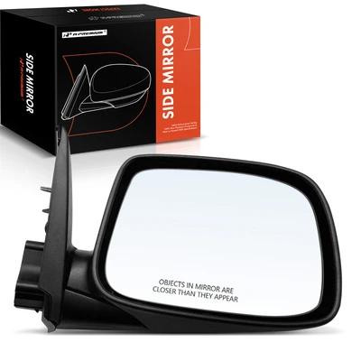 Passenger Black Manual Folding Mirror Assembly