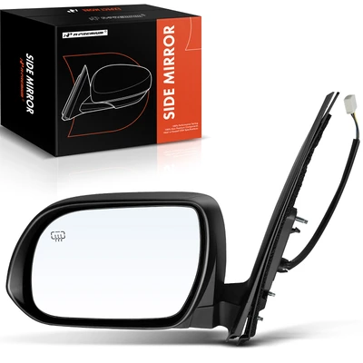 Driver Smooth Black Power Heated Mirror Assembly