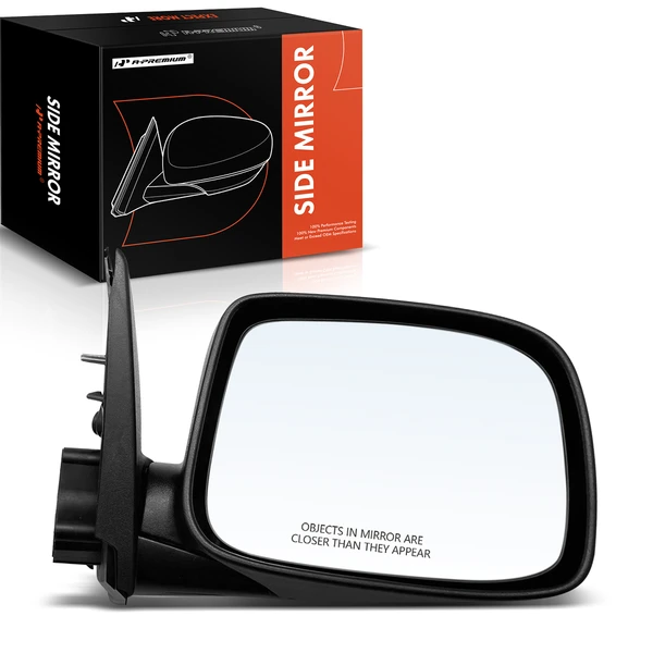 Right Passenger Side Mirror, Powered, Textured Black A-Premium APMI665