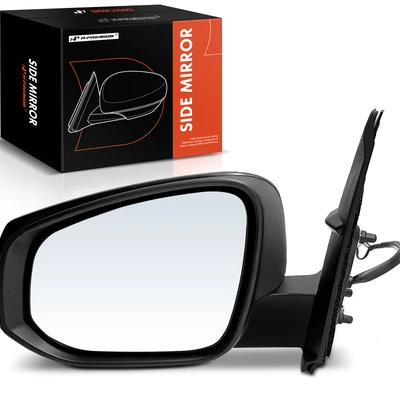 Driver Black Power Heated Mirror Assembly