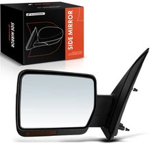 Driver Textured Black Power Heated Mirror Assembly