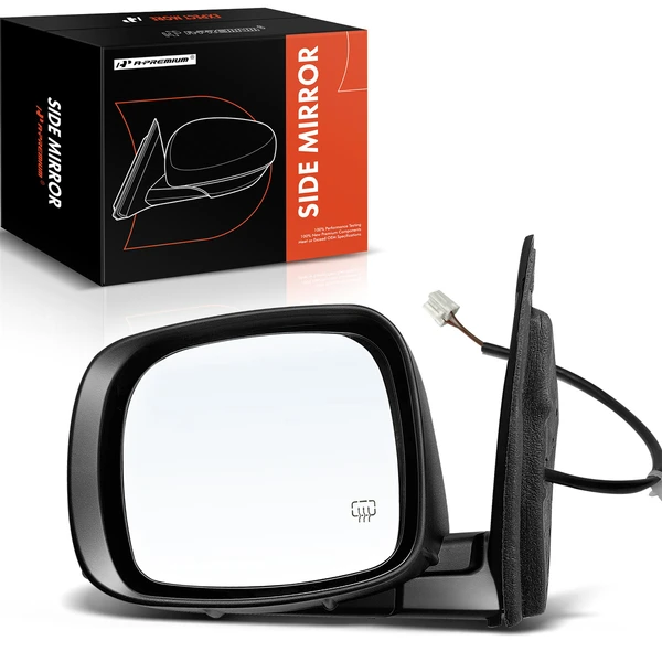 2011-2020 Dodge Grand Caravan Left Driver Side Mirror, Powered, with Heated, Textured Black A-Premium APMI715