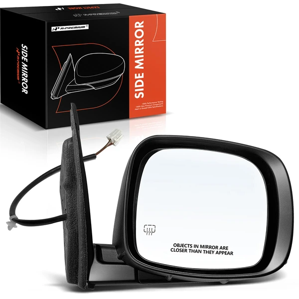 2011-2020 Dodge Grand Caravan Right Passenger Side Mirror, Powered, with Heated, Textured Black A-Premium APMI716