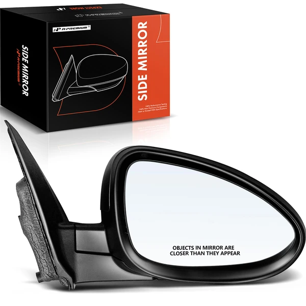 2012-2020 Chevrolet Sonic Right Passenger Side Mirror, Powered, with Heated, Smooth Black A-Premium APMI731