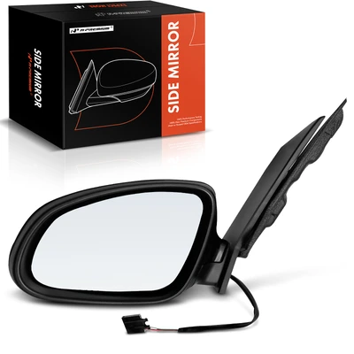 Driver Black Manual Folding Mirror Assembly