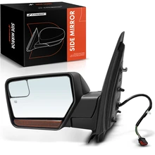 Driver Textured Black Power Heated Mirror Assembly