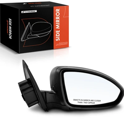 Passenger Black Manual Folding Mirror Assembly