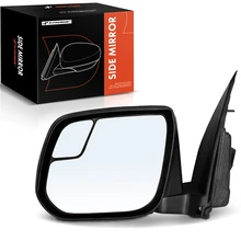 Driver Smooth Black Manual Folding Mirror Assembly