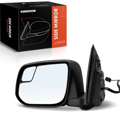 Driver Smooth Black Manual Folding Mirror Assembly
