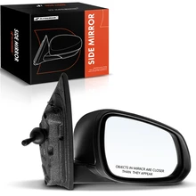 Passenger Black Manual Folding Mirror Assembly