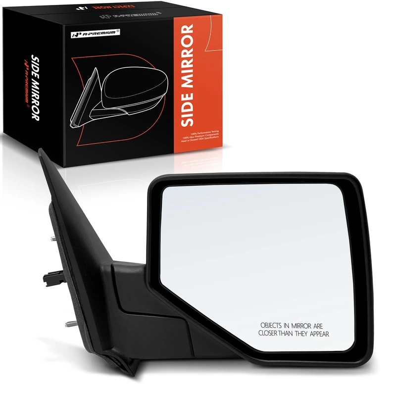 Passenger Chrome Manual Folding Mirror Assembly for Ford Ranger 06-11