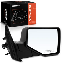 Passenger Black Manual Folding Mirror Assembly