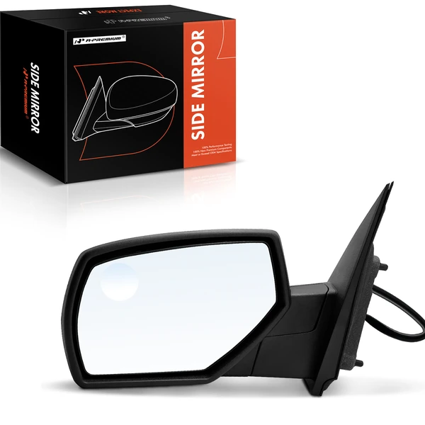 2015-2019 Chevrolet Silverado 2500 HD Left Driver Side Mirror, Powered, with Heated, Chrome A-Premium APMI781
