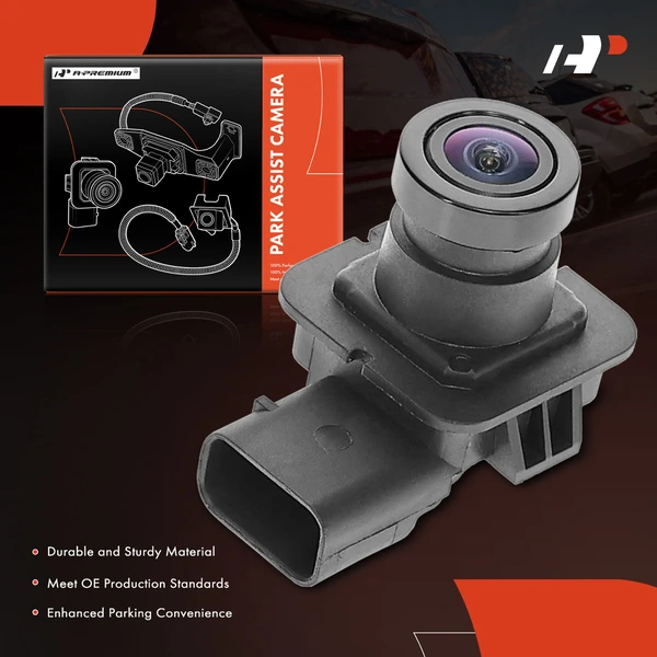 Rear Back Up Park Assist Camera with CAPA for Ford Flex 2013-2019