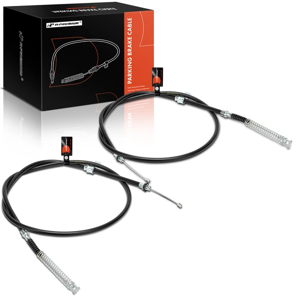 2 Pcs Rear Parking Brake Cable for 2001-2005 GMC Sierra 3500