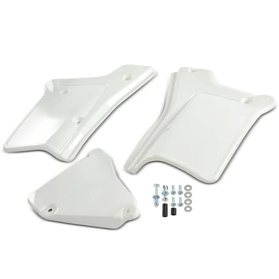Left & Right White Side Panel Cover Fender Plastic Body