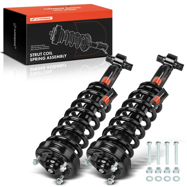 2-Pc Complete Strut + Coil Spring, Front Driver & Passenger, A-Premium APSA1841