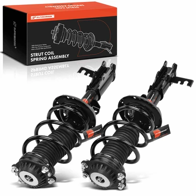 2 Pcs Front Complete Strut & Coil Spring Assembly