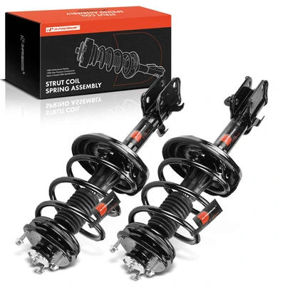 2 Pcs Front Complete Strut & Coil Spring Assembly