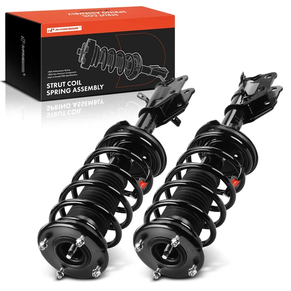 2007-2010 Ford Edge 2-Pc Strut and Coil Spring Assembly Set Front Driver & Passenger A-Premium APSA1877