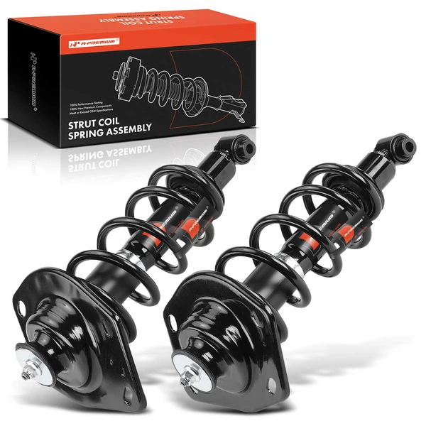 2-Pc Complete Strut + Coil Spring, Rear Driver & Passenger, A-Premium APSA1882