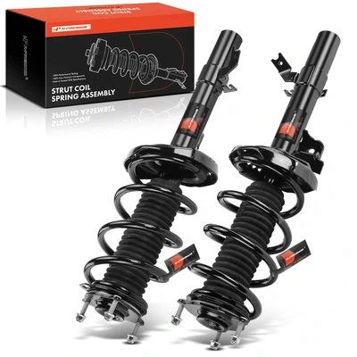 2 Pcs Front Complete Strut & Coil Spring Assembly