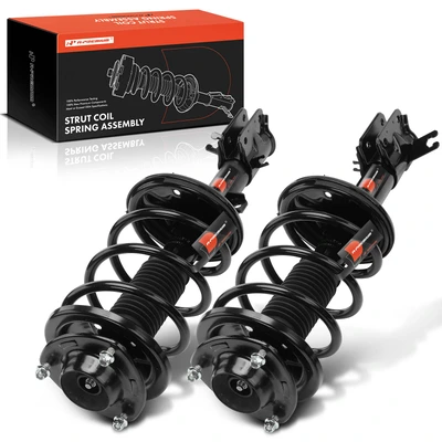 2 Pcs Front Complete Strut & Coil Spring Assembly