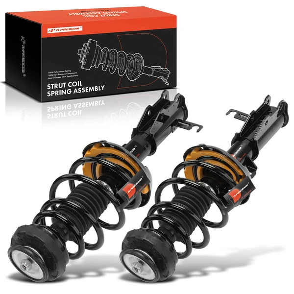 2-Pc Strut and Coil Spring Assembly Set Front Driver & Passenger A-Premium APSA1934
