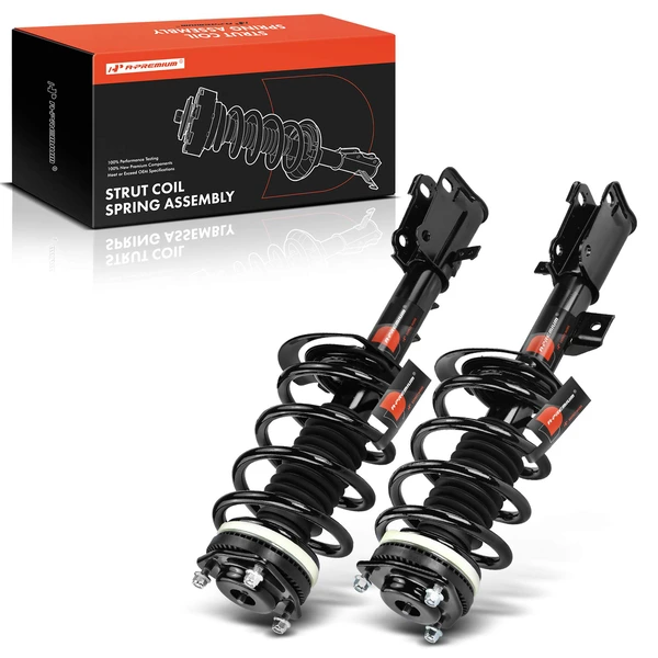 2-Pc Complete Strut + Coil Spring, Front Driver & Passenger, A-Premium APSA1938