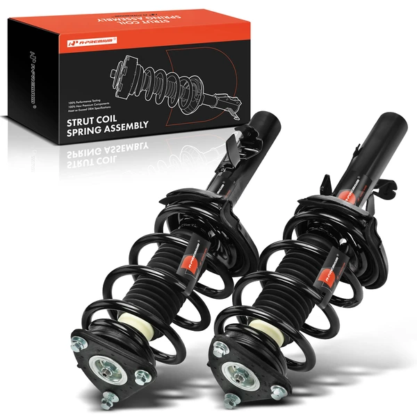 2-Pc Complete Strut + Coil Spring, Front Driver & Passenger, A-Premium APSA1939