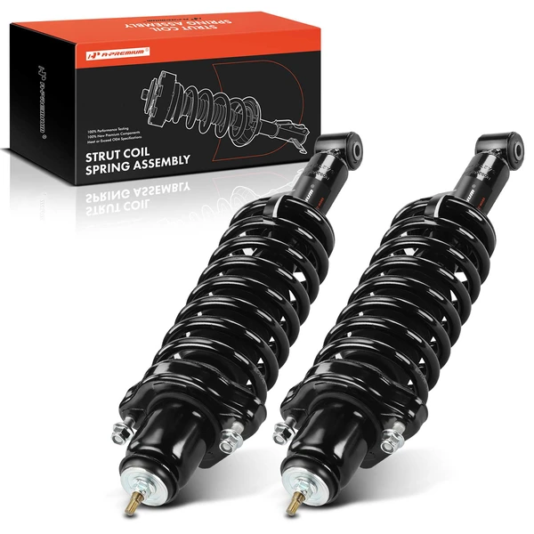2-Pc Strut and Coil Spring Assembly Set Rear Driver & Passenger A-Premium APSA1946