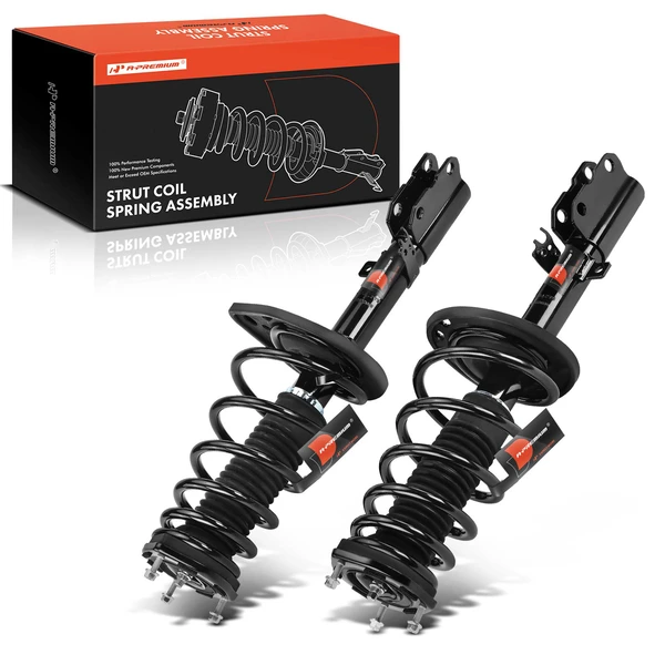 2-Pc Strut and Coil Spring Assembly Set Rear Driver & Passenger A-Premium APSA1948