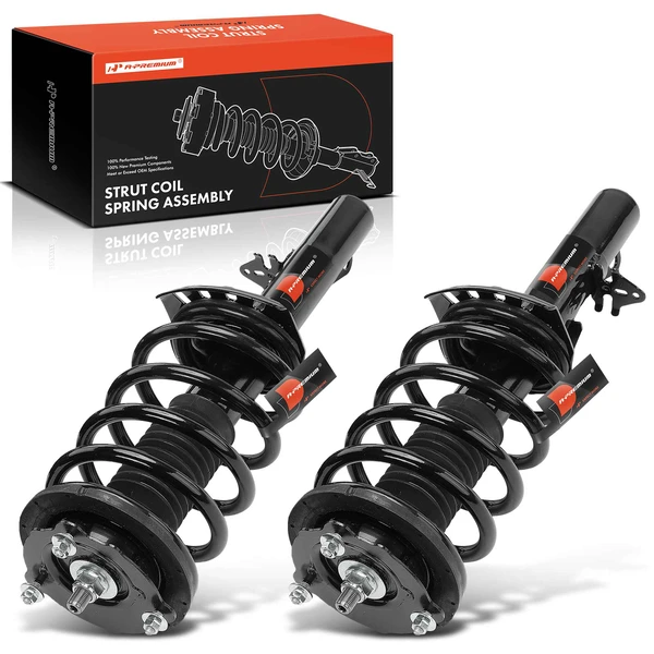 2-Pc Strut and Coil Spring Assembly Set Front Driver & Passenger A-Premium APSA2017