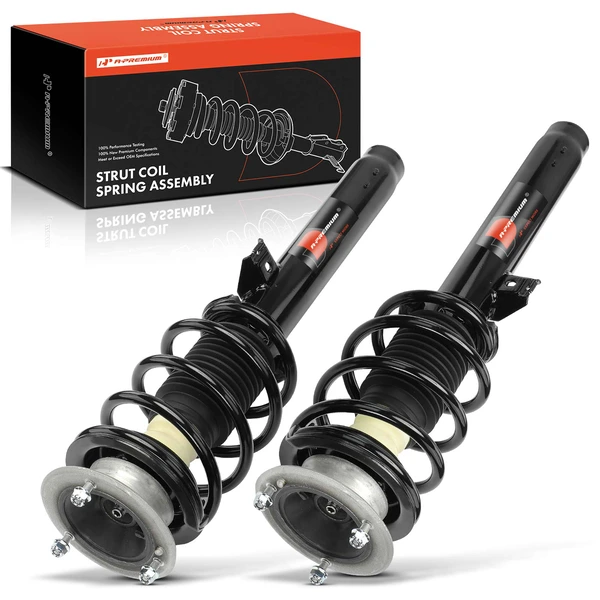 2-Pc Strut and Coil Spring Assembly Set Front Driver & Passenger A-Premium APSA2021