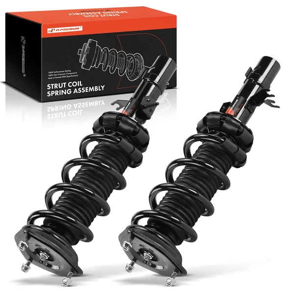 2-Pc Strut and Coil Spring Assembly Set Front Driver & Passenger A-Premium APSA2037