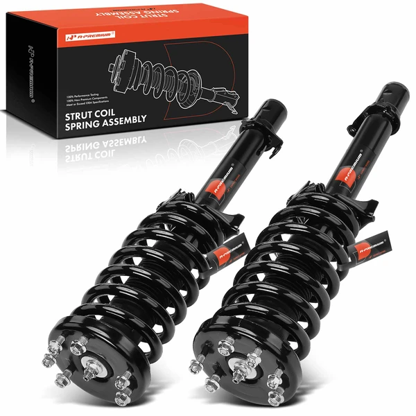 2-Pc Strut and Coil Spring Assembly Set Front Driver & Passenger A-Premium APSA2035