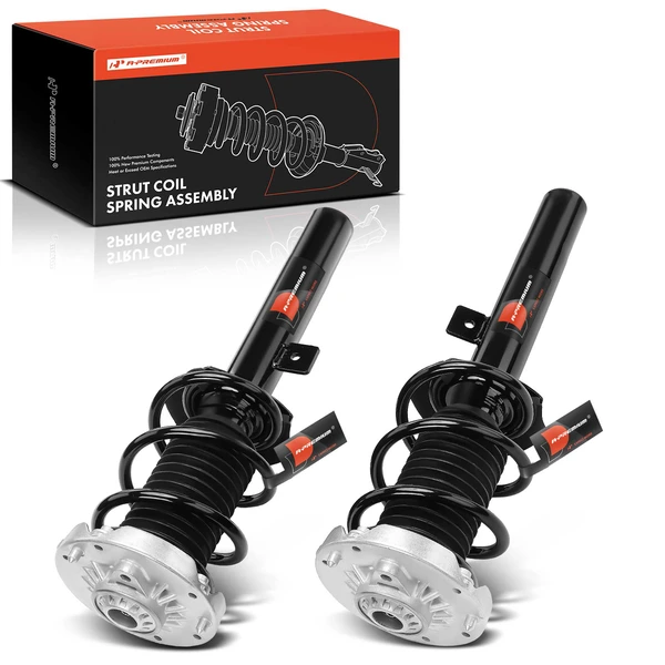 2016-2022 BMW X1 2-Pc Strut and Coil Spring Assembly Set Front Driver & Passenger A-Premium APSA2043