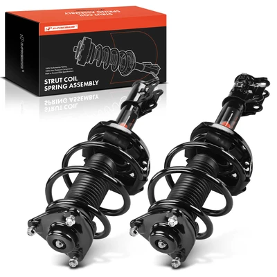 2 Pcs Front Complete Strut & Coil Spring Assembly