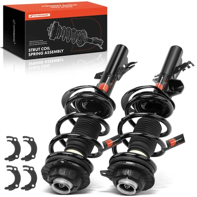 2 Pcs Front Complete Strut & Coil Spring Assembly
