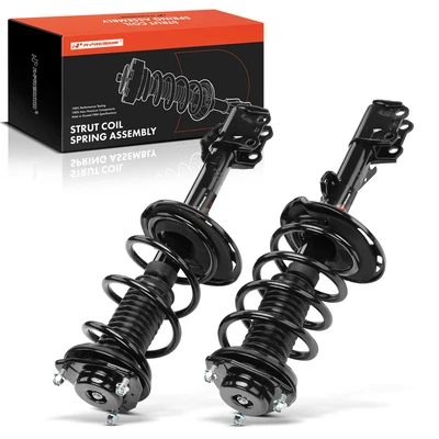 2 Pcs Front Complete Strut & Coil Spring Assembly