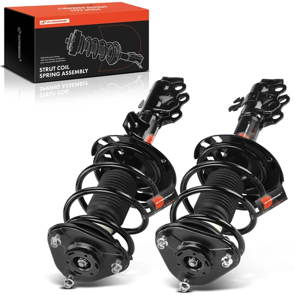 2-Pc Strut and Coil Spring Assembly Set Front Driver & Passenger A-Premium APSA1982