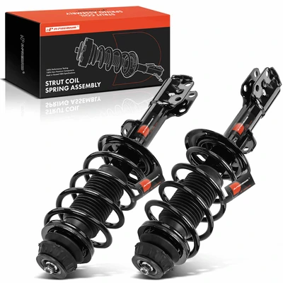 2 Pcs Front Complete Strut & Coil Spring Assembly