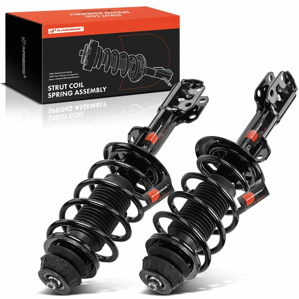 2-Pc Strut and Coil Spring Assembly Set Front Driver & Passenger A-Premium APSA1989