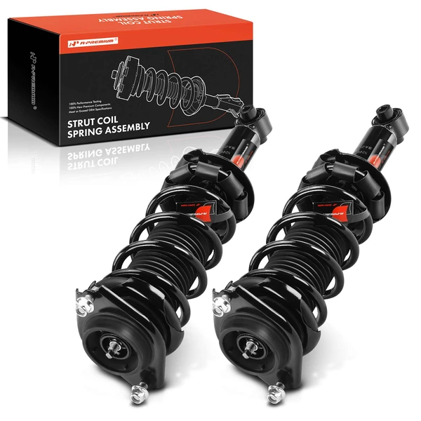 2-Pc Strut and Coil Spring Assembly Set Rear Driver & Passenger A-Premium APSA2067