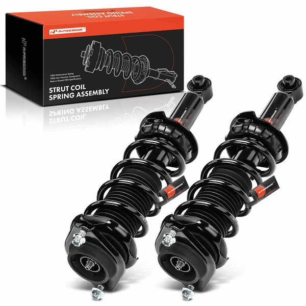 2-Pc Strut and Coil Spring Assembly Set Rear Driver & Passenger A-Premium APSA2068
