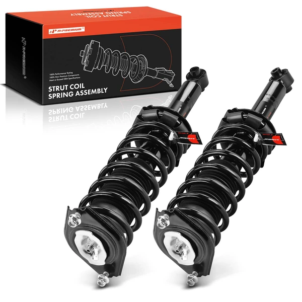 2-Pc Strut and Coil Spring Assembly Set Rear Driver & Passenger A-Premium APSA2073