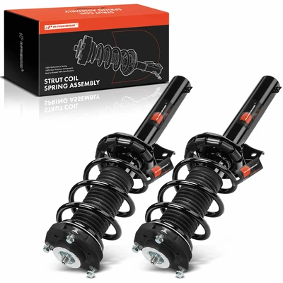 2 Pcs Front Complete Strut & Coil Spring Assembly
