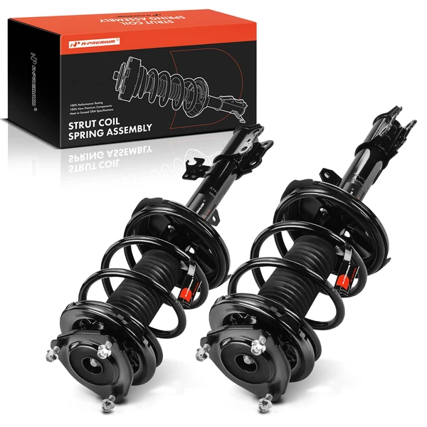 2-Pc Strut and Coil Spring Assembly Set Front Driver & Passenger A-Premium APSA2101